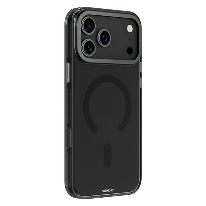 Apple iPhone 17 Pro Max Kılıf M-safe Şarj Özellikli Şeffaf Youngkit Crystal Shield Serisi Kapak