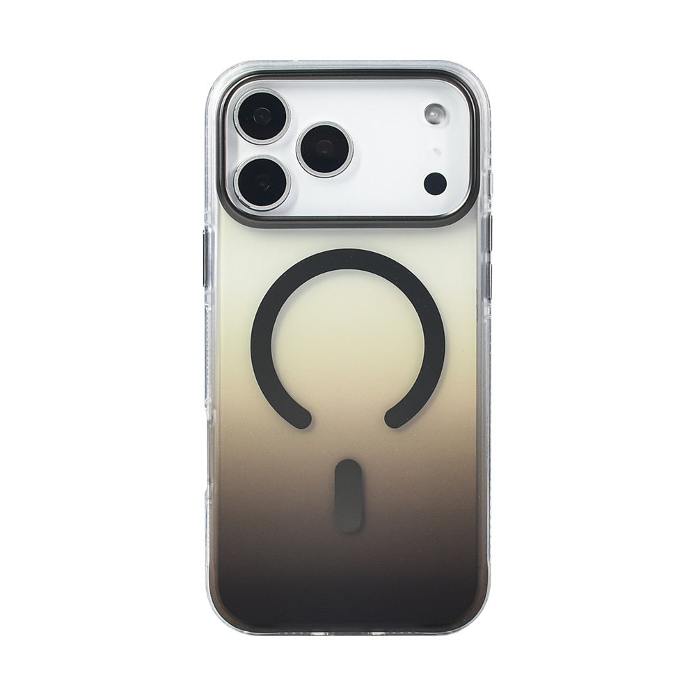 Apple iPhone 17 Pro Max Kılıf M-safe Şarj Özellikli Transparan Renk Geçişli Zore Toros Kapak
