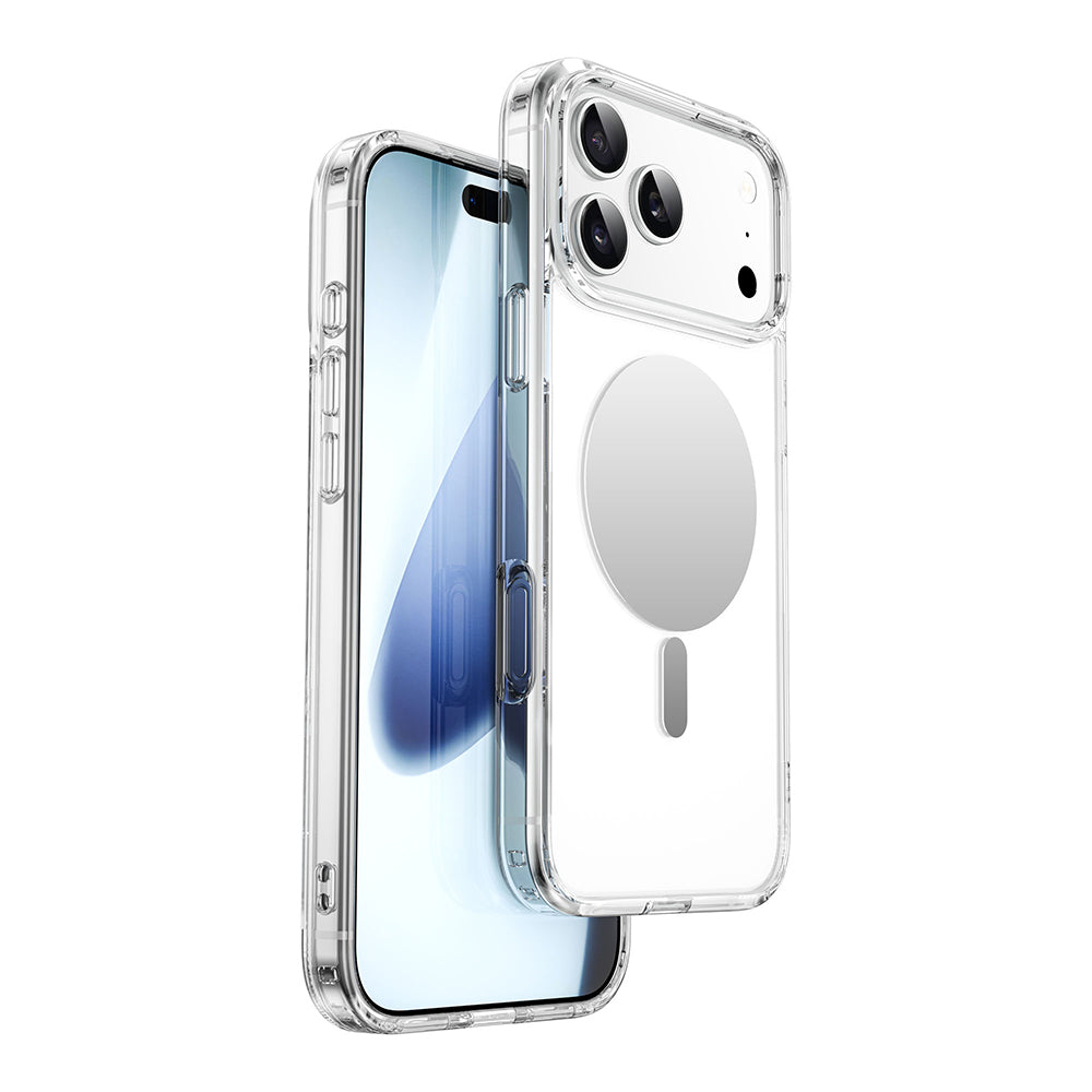 Apple iPhone 17 Pro Max Kılıf M-safe Şarj Özellikli Wiwu MCC-701 Aynalı Pro Serisi Sert PC Kapak