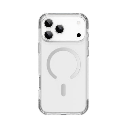 Apple iPhone 17 Pro Max Kılıf M-safe Şarj Özellikli Wiwu MCC-702 Titanyum Pro Serisi Sert PC Kapak