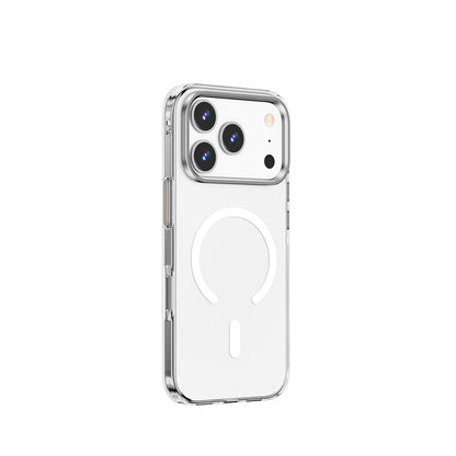 Apple iPhone 17 Pro Max Kılıf M-safe Şarj Özellikli Wiwu YXK-208 Invisible Ultra Sert PC Kapak