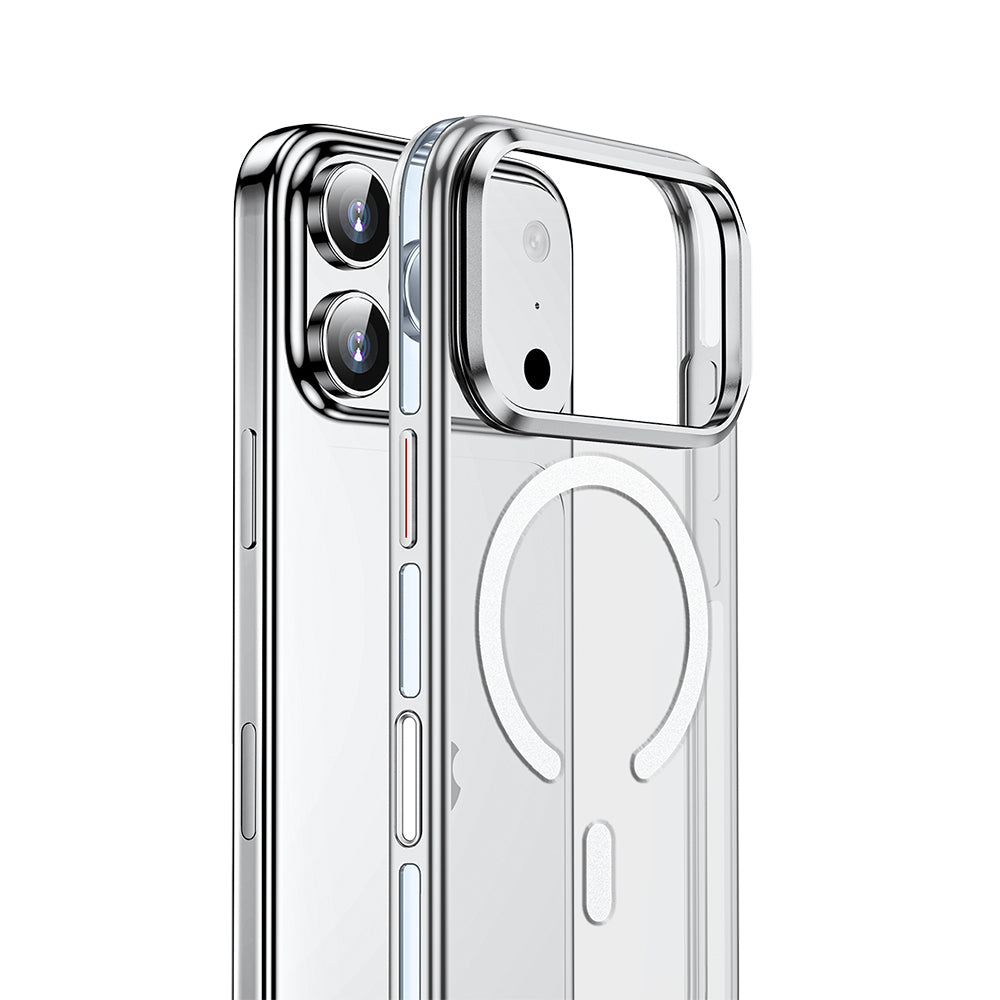 Apple iPhone 17 Pro Max Kılıf M-safe Şarj Özellikli Wlons Standlı Efsane Kapak