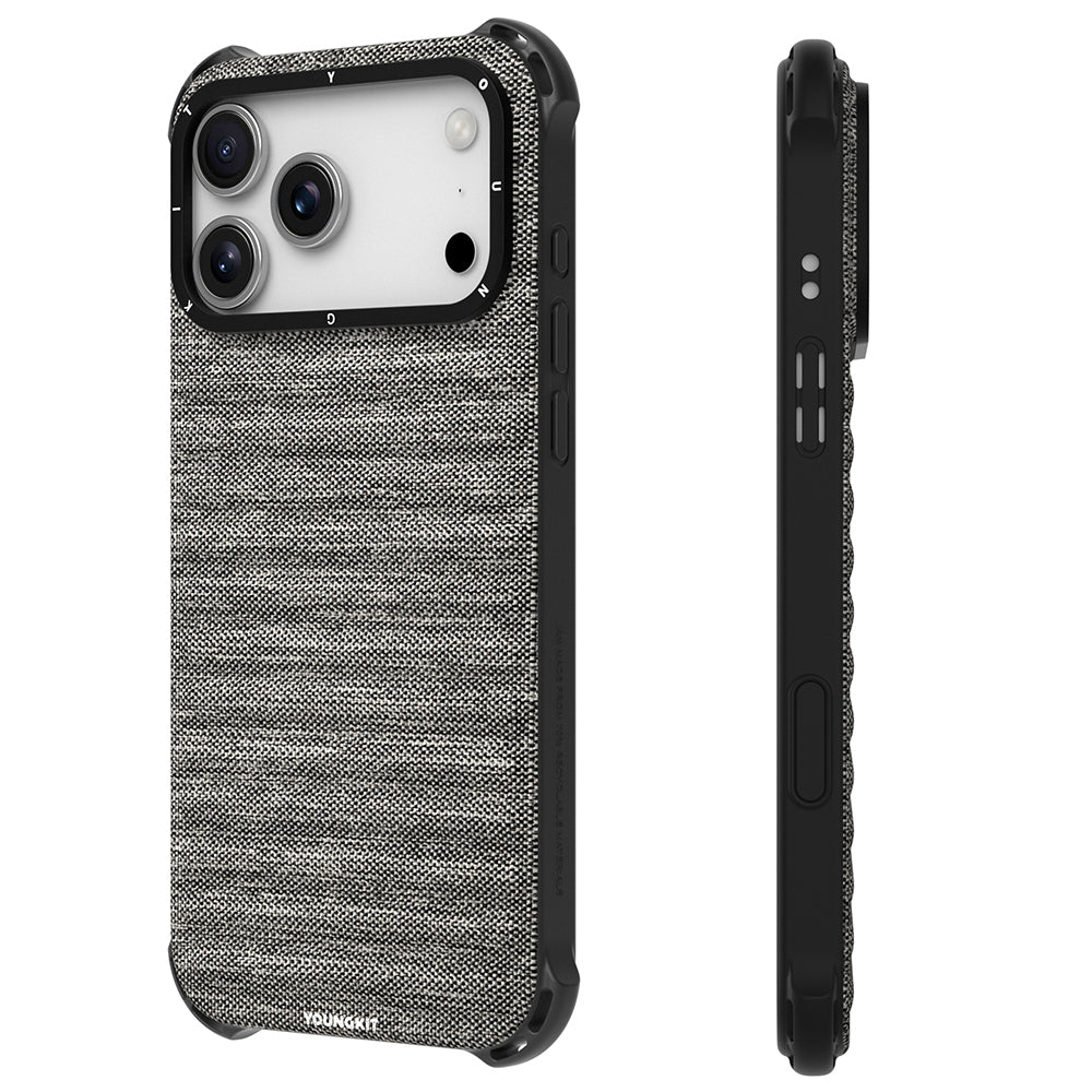 Apple iPhone 17 Pro Max Kılıf M-safe Şarj Özellikli Youngkit Canvas Serisi Kapak