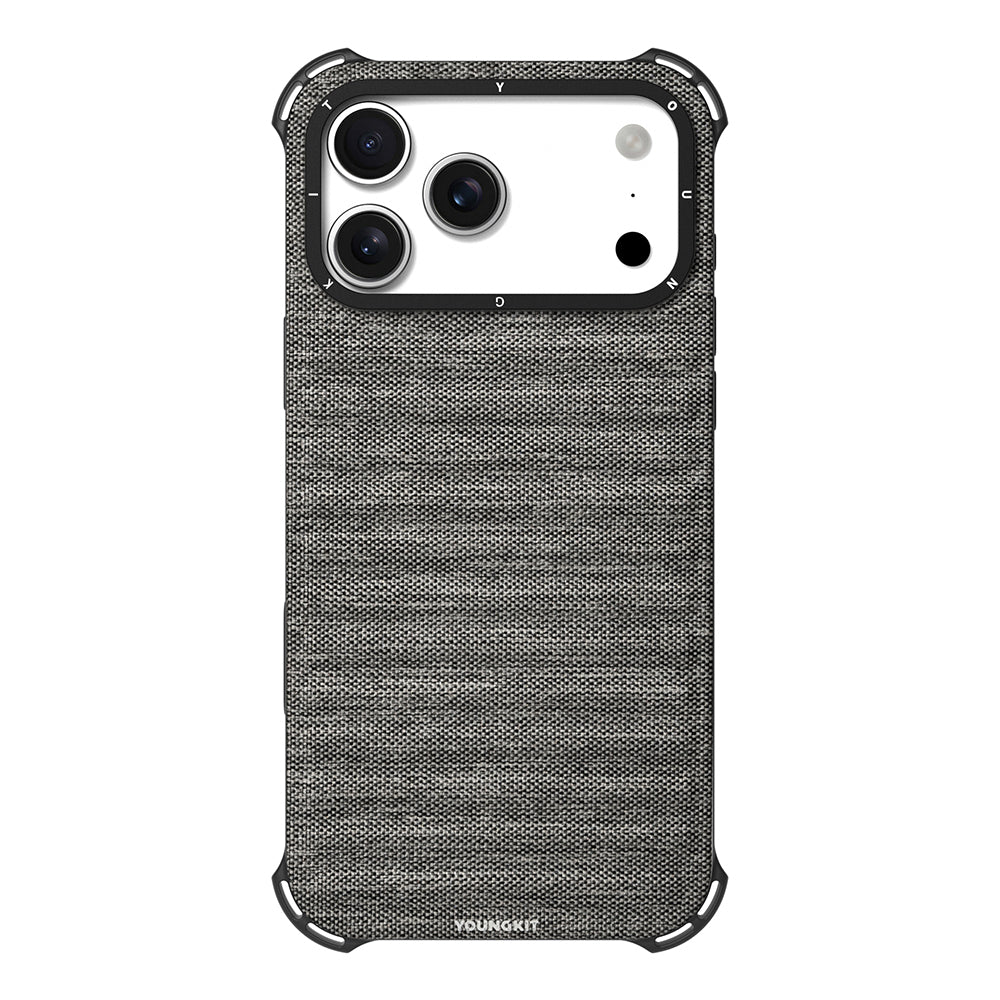 Apple iPhone 17 Pro Max Kılıf M-safe Şarj Özellikli Youngkit Canvas Serisi Kapak