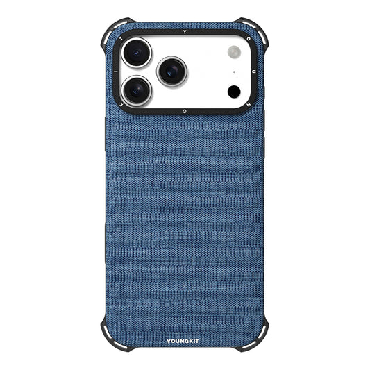 Apple iPhone 17 Pro Max Kılıf M-safe Şarj Özellikli Youngkit Canvas Serisi Kapak