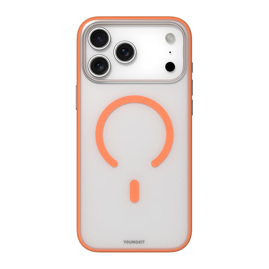 Apple iPhone 17 Pro Max Kılıf M-safe Şarj Özellikli Youngkit Clear Serisi Kapak
