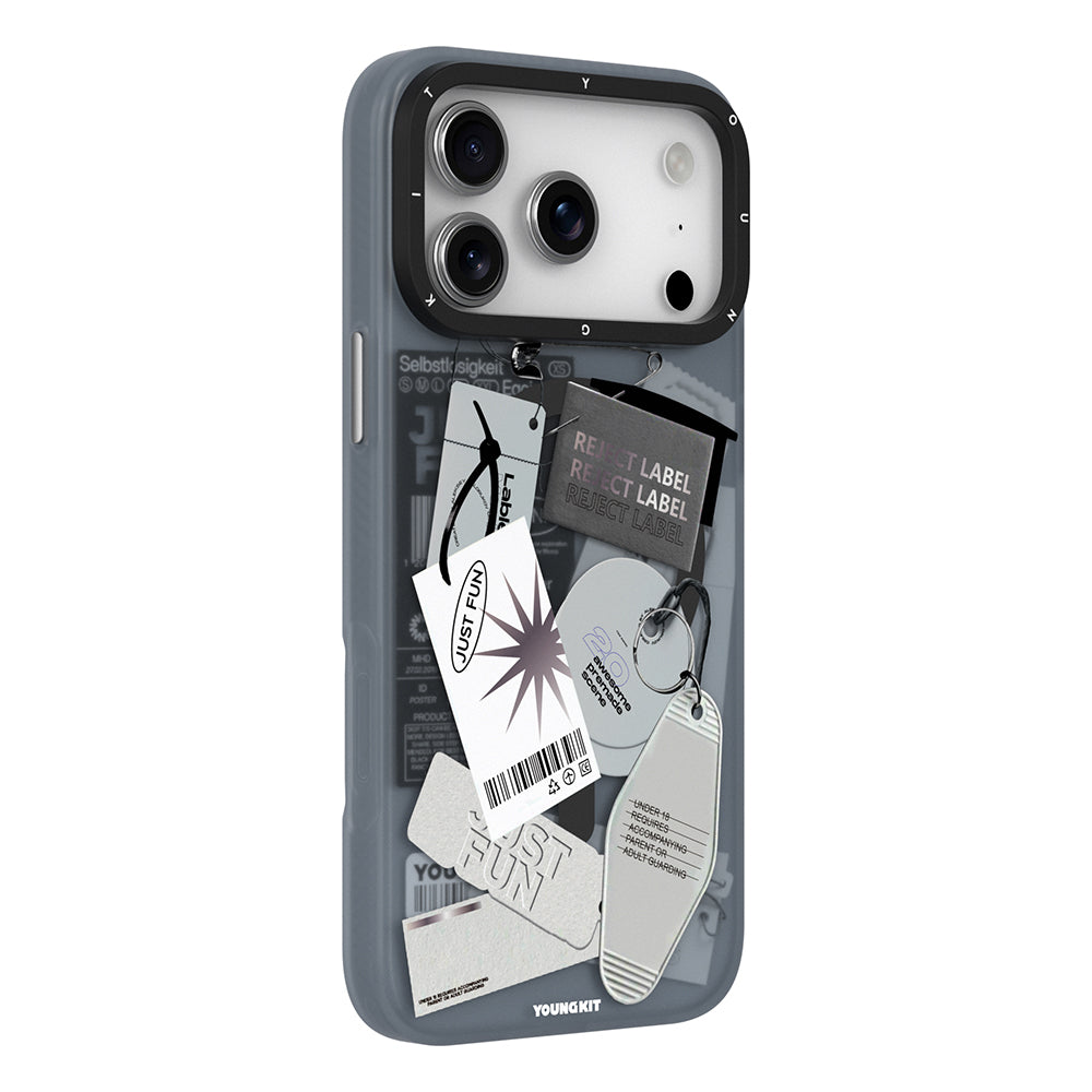 Apple iPhone 17 Pro Max Kılıf M-Safe Şarj Özellikli Youngkit Different Dimension Serisi Kapak
