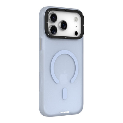 Apple iPhone 17 Pro Max Kılıf M-safe Şarj Özellikli Youngkit Hidden Sand Serisi Kapak