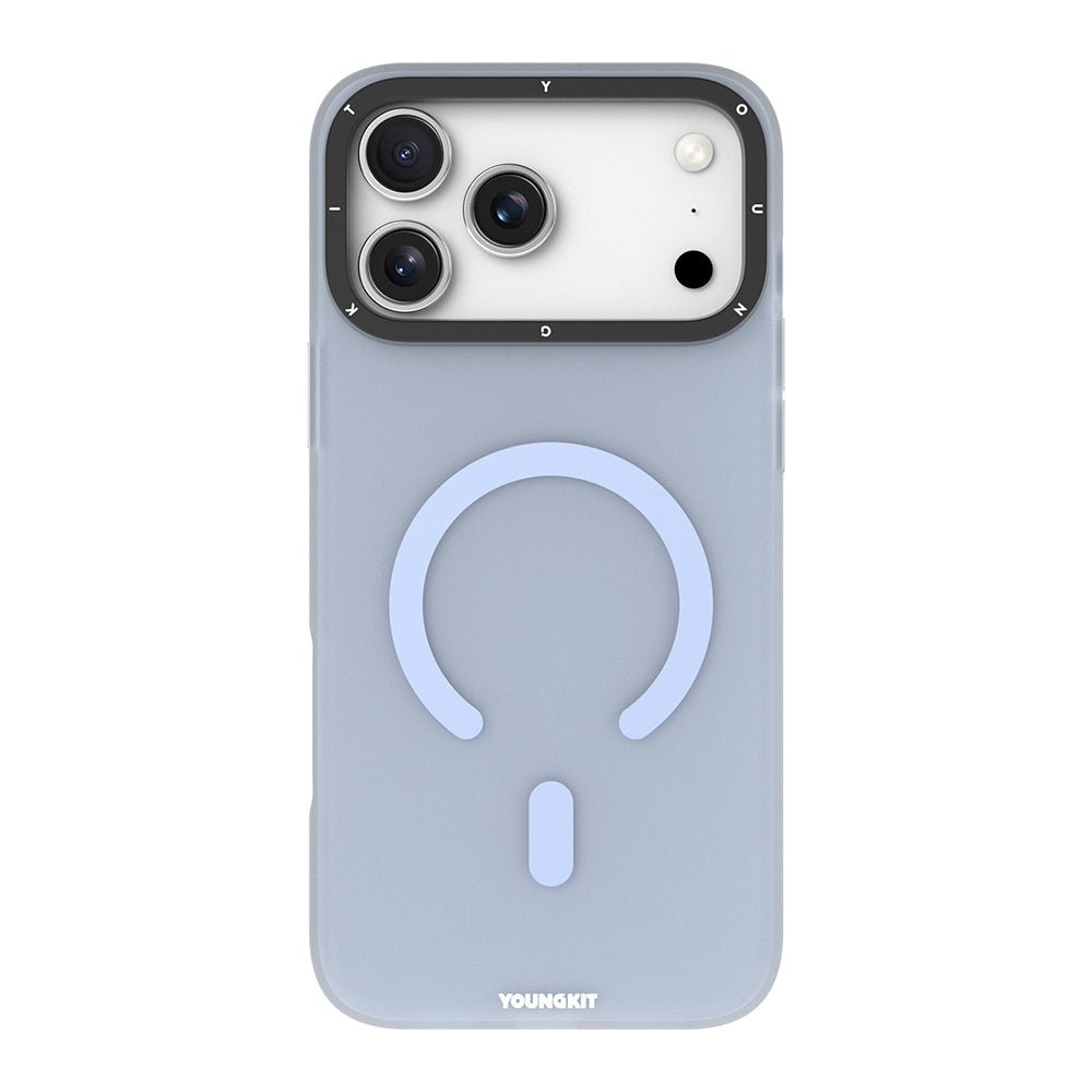 Apple iPhone 17 Pro Max Kılıf M-safe Şarj Özellikli Youngkit Hidden Sand Serisi Kapak