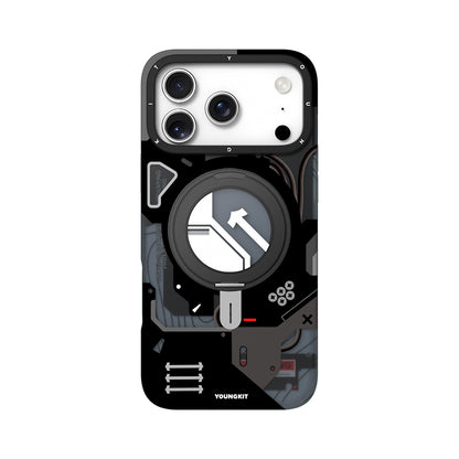 Apple iPhone 17 Pro Max Kılıf M-safe Şarj Özellikli Youngkit Starship Serisi Kapak