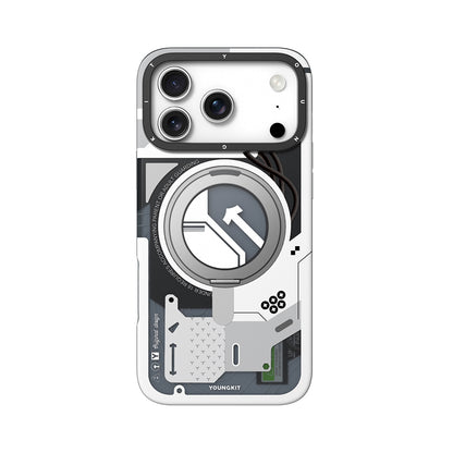 Apple iPhone 17 Pro Max Kılıf M-safe Şarj Özellikli Youngkit Starship Serisi Kapak