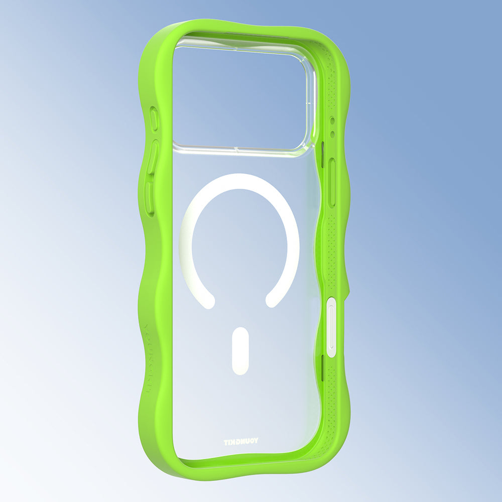 Apple iPhone 17 Pro Max Kılıf M-safe Şarj Özellikli Youngkit Wave Matte Serisi Kapak