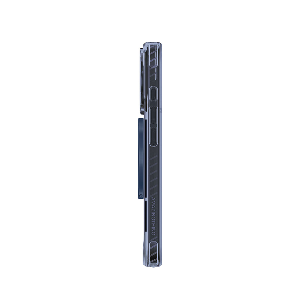 Apple iPhone 17 Pro Max Kılıf M-safe Şarj Özellikli Yüzük Standlı Amazingthing Titan Pro Serisi Kapak
