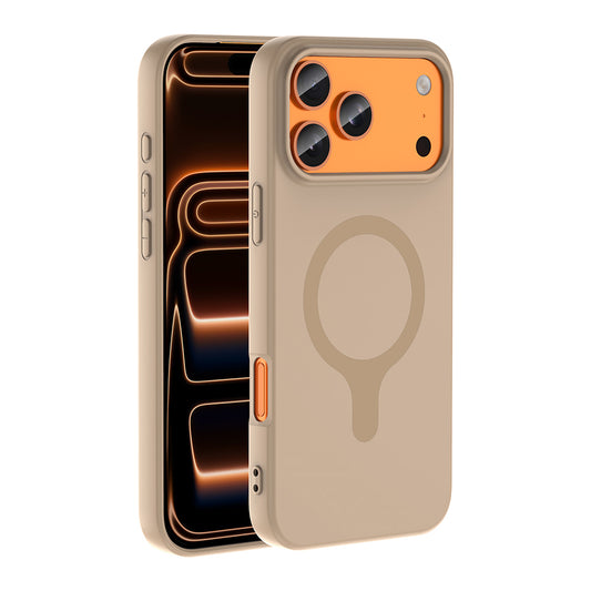 Apple iPhone 17 Pro Max Kılıf M-Safe Şarj Özellikli Zore Aris Silikon Kapak