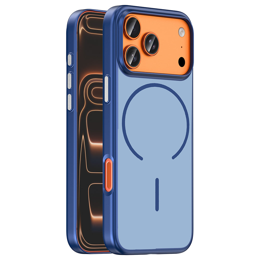 Apple iPhone 17 Pro Max Kılıf M-Safe Şarj Özellikli Zore Lora PC Kapak