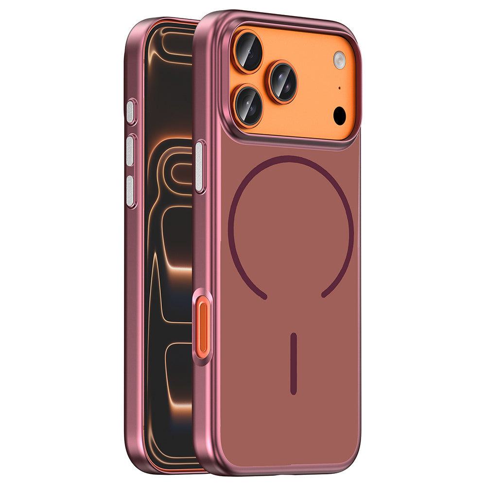 Apple iPhone 17 Pro Max Kılıf M-Safe Şarj Özellikli Zore Lora PC Kapak