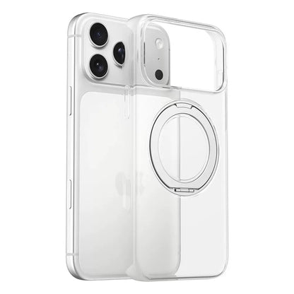 Apple iPhone 17 Pro Max Kılıf M-Safe Şarj Özellikli Zore Luzer 360 Standlı Kapak