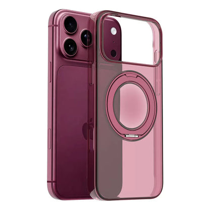 Apple iPhone 17 Pro Max Kılıf M-Safe Şarj Özellikli Zore Luzer 360 Standlı Kapak