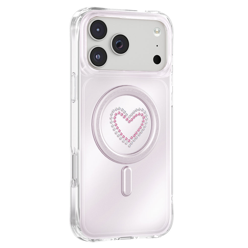 Apple iPhone 17 Pro Max Kılıf M-Safe Şarj Özellikli Zore Paris Mova Sert PC Kapak