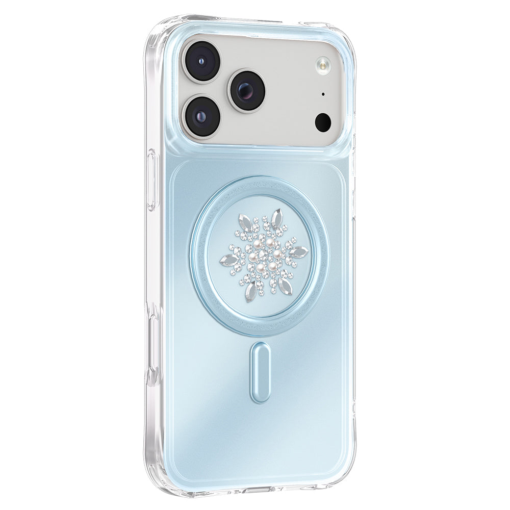 Apple iPhone 17 Pro Max Kılıf M-Safe Şarj Özellikli Zore Paris Mova Sert PC Kapak