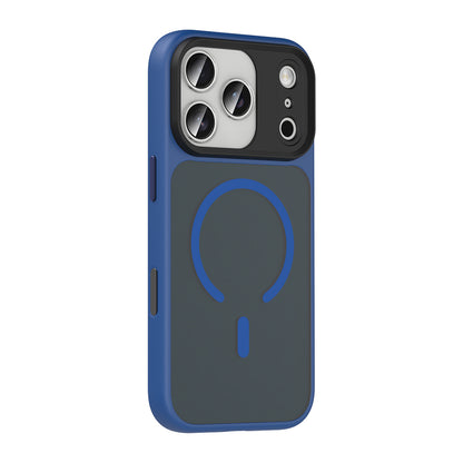 Apple iPhone 17 Pro Max Kılıf Mat Arka Yüzey Wireless Şarj Özellikli Zore Flet M-safe Kapak