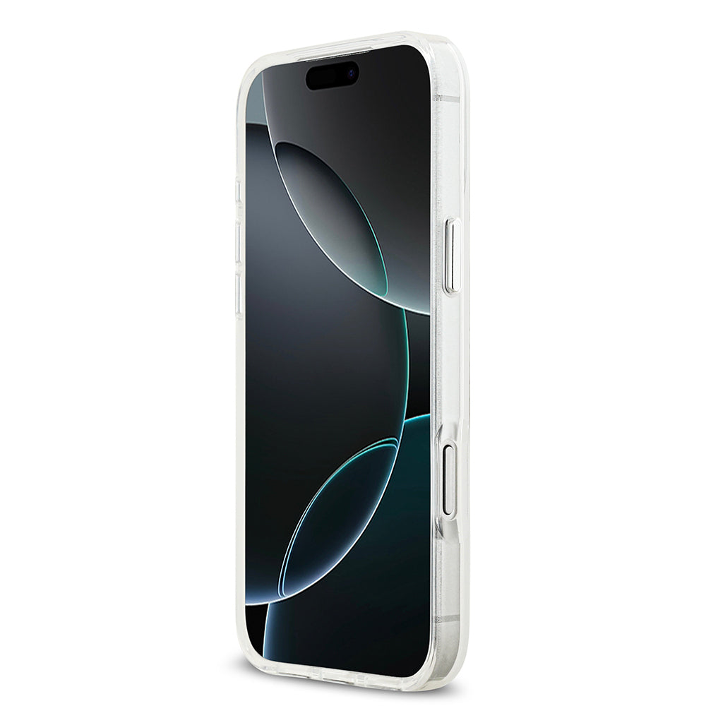Apple iPhone 17 Pro Max Kılıf Mercedes Benz Orjinal Lisanslı M-safe Şarj Özellikli Buzlu PC Nostaljik Yıldız Dizayn Kapak