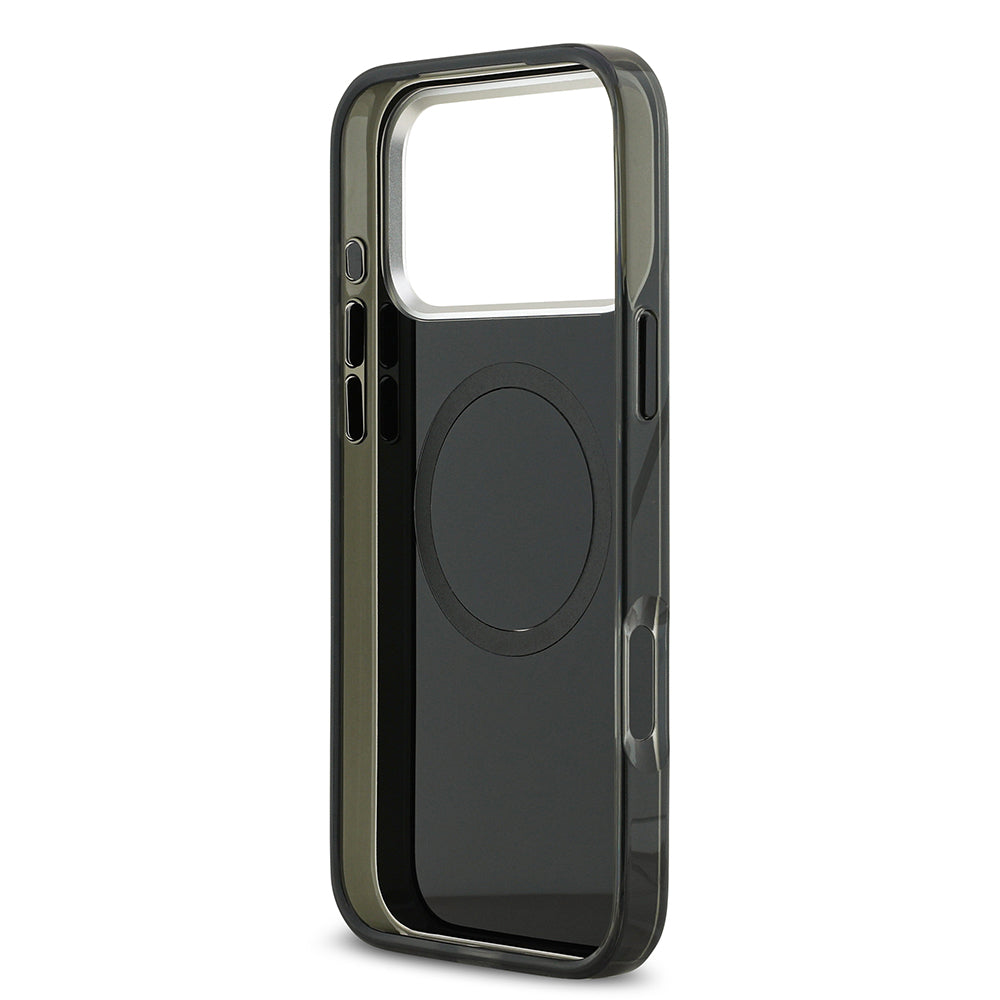 Apple iPhone 17 Pro Max Kılıf Mercedes Benz Orjinal Lisanslı M-safe Şarj Özellikli Çift Katmanlı PC Nostaljik Yıldız Dizayn Kapak