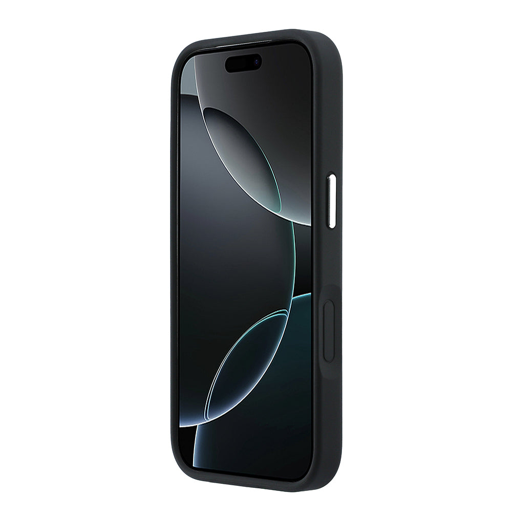 Apple iPhone 17 Pro Max Kılıf Mercedes Benz Orjinal Lisanslı M-safe Şarj Özellikli Metal Yıldız Logolu Kabartmalı Deri Kapak