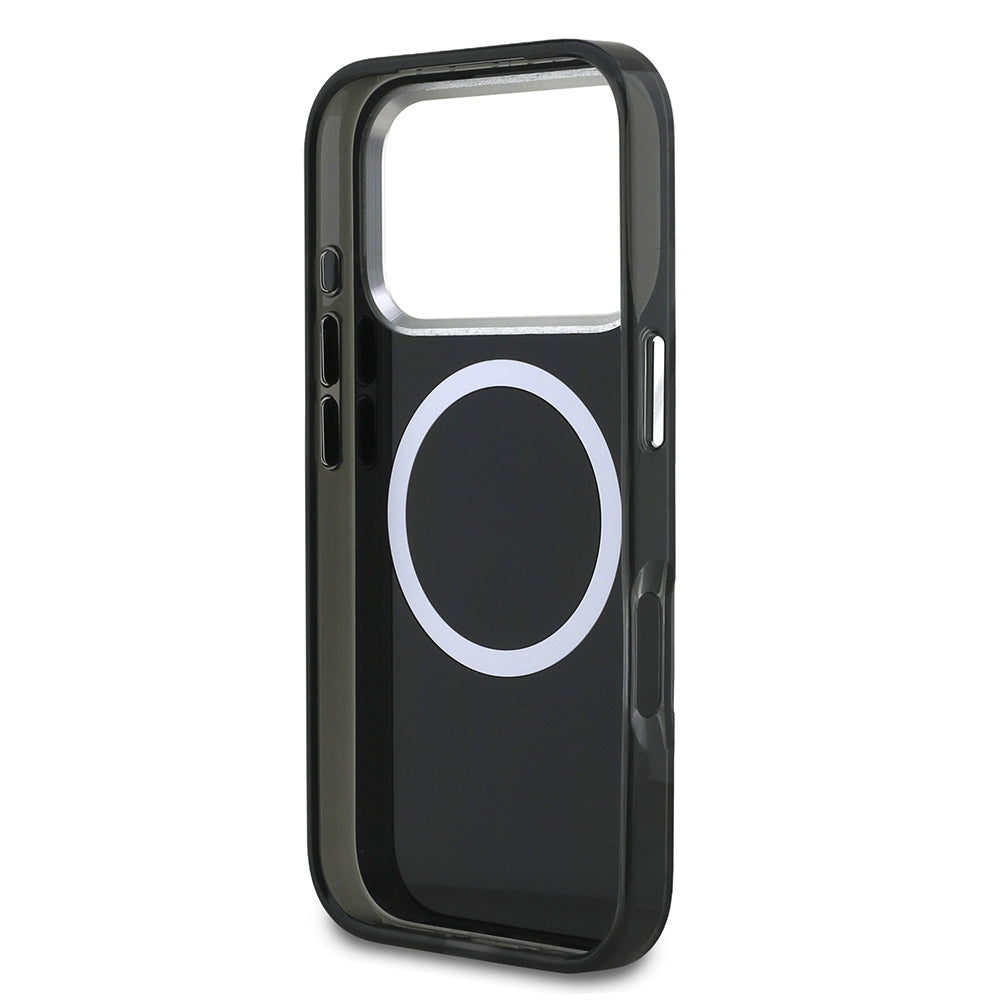 Apple iPhone 17 Pro Max Kılıf Orjinal Lisanslı M-safe Şarj Özellikli Karl Lagerfeld IML Baskılı Monogram Dizayn Kapak
