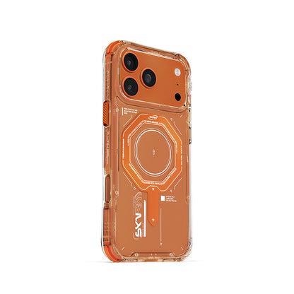 Apple iPhone 17 Pro Max Kılıf SkinArma M-safe Şarj Özellikli Airbag Tasarımlı Magma Kapak