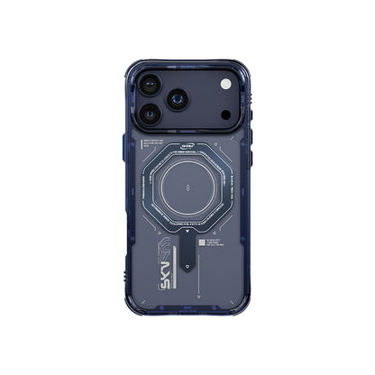 Apple iPhone 17 Pro Max Kılıf SkinArma M-safe Şarj Özellikli Airbag Tasarımlı Magma Kapak