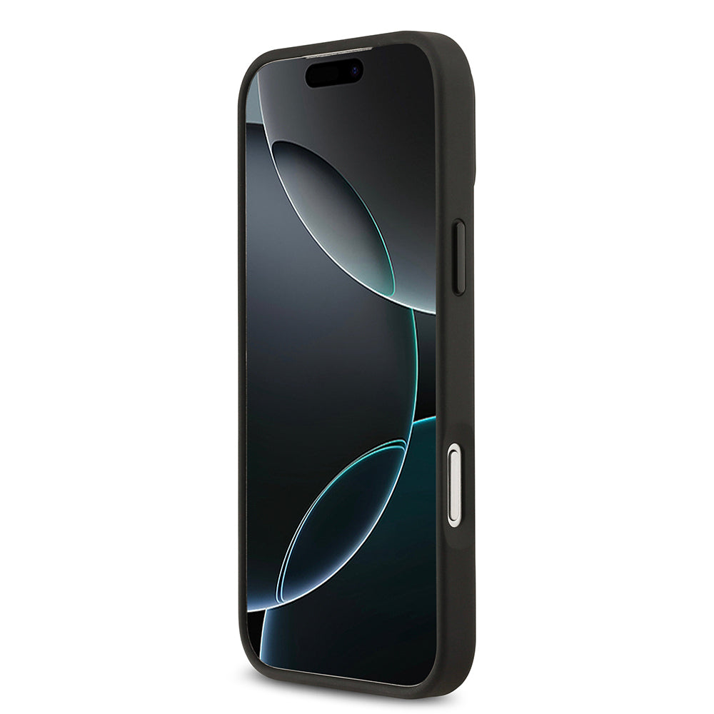 Apple iPhone 17 Pro Max Kılıf TUMI M-safe Şarj Özellikli Deri Noktalı Dizayn Kapak