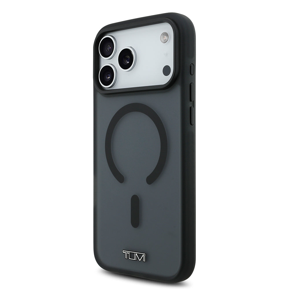 Apple iPhone 17 Pro Max Kılıf TUMI Orjinal Lisanslı M-safe Şarj Özellikli Buzlu Transparan Kapak