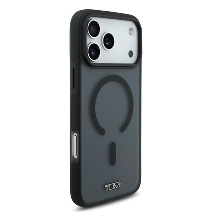 Apple iPhone 17 Pro Max Kılıf TUMI Orjinal Lisanslı M-safe Şarj Özellikli Buzlu Transparan Kapak