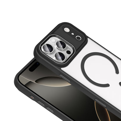 Apple iPhone 17 Pro Max Kılıf Wireless Şarj Özellikli Zore Krom M-safe Silikon Kapak