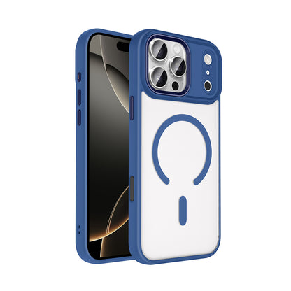 Apple iPhone 17 Pro Max Kılıf Wireless Şarj Özellikli Zore Krom M-safe Silikon Kapak