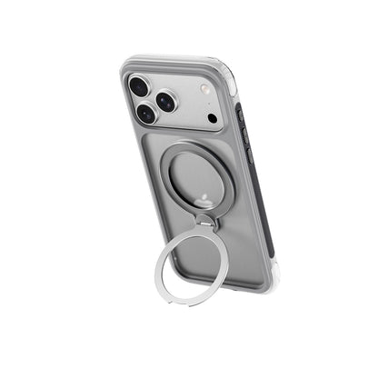 Apple iPhone 17 Pro Max Kılıf Wiwu AS-203 AeroShield Ultra Serisi M-safe Şarj Özellikli Airbag Tasarımlı Standlı Kapak