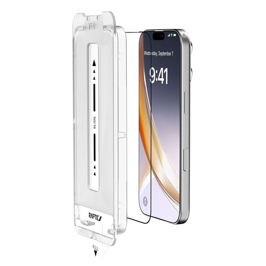 Apple iPhone 17 Pro Max Raptic Air Glass 2.5D Ekran Koruyucu 2 Adet + Kolay Uygulama Aparatlı