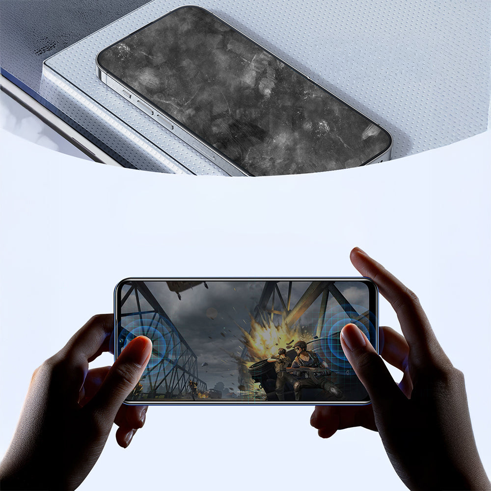 Apple iPhone 17 Pro Max Raptic Air Glass 2.5D Privacy Hayalet Ekran Koruyucu 2 Adet + Kolay Uygulama Aparatlı