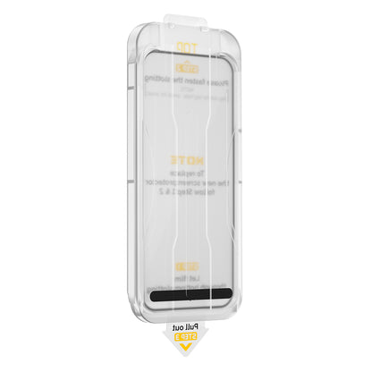 Apple iPhone 17 Pro Max Wiwu SQ-008 Oleofobik Easy Install Darbeye Karşı Dayanıklı Temperli Cam Ekran Koruyucu + Kolay Uygulama Aparatlı