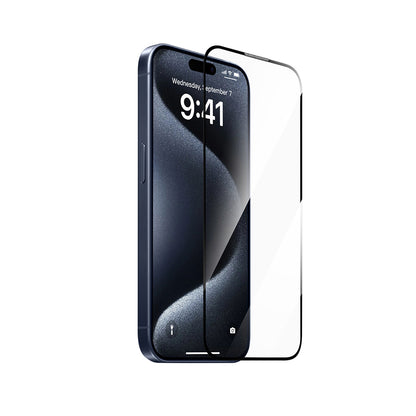 Apple iPhone 17 Pro Max Wiwu SQ-008 Oleofobik Easy Install Darbeye Karşı Dayanıklı Temperli Cam Ekran Koruyucu + Kolay Uygulama Aparatlı