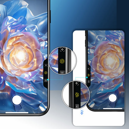 Apple iPhone 17 Pro Mohseven Safir Coating HD 3D Glue Temperli Cam Ekran Koruyucu