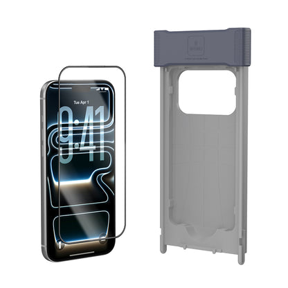 Apple iPhone 17 Pro Wiwu GT-033 Glass Ultra Serisi 3D Anti Reflective Ekran Koruyucu Cam + Kolay Uygulama Aparatı