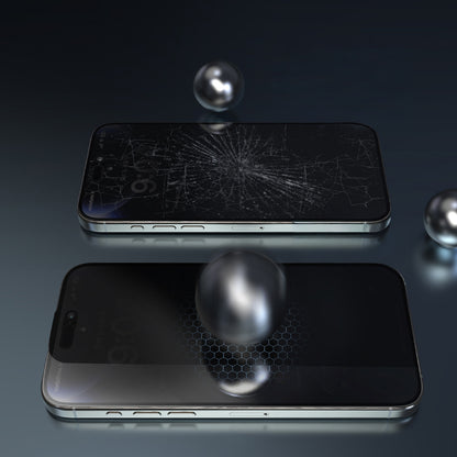 Apple iPhone 17 Pro Wiwu Wi-SQ009 Easy Install iPrivacy 360° Anti-Peep Oleofobik Temperli Cam Ekran Koruyucu + Kolay Uygulama Aparatlı