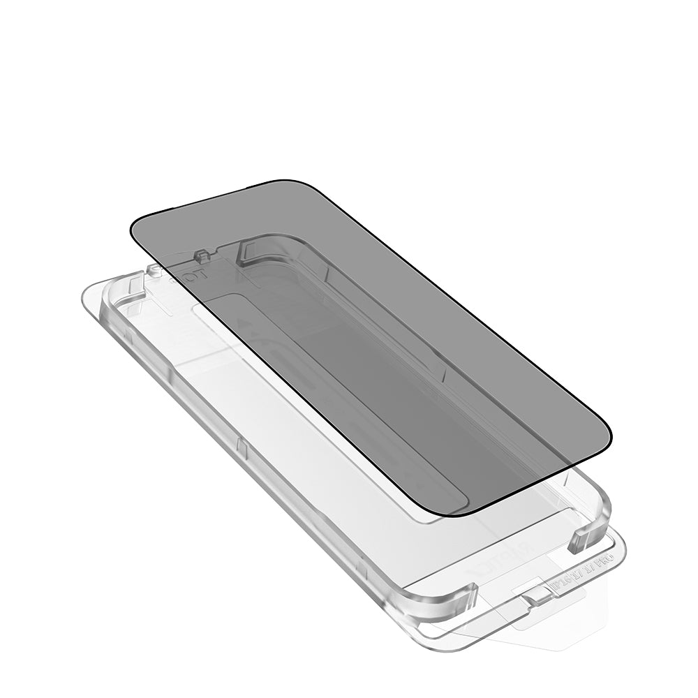 Apple iPhone 17 Raptic Air Glass 2.5D Privacy Hayalet Ekran Koruyucu 2 Adet + Kolay Uygulama Aparatlı