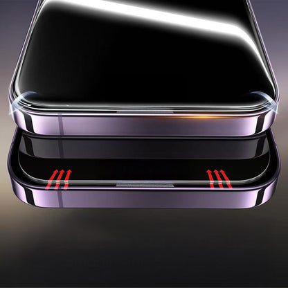 Apple iPhone 17 Zore 3D Oliv HD Temperli Cam Ekran Koruyucu + Kolay Uygulama Aparatı