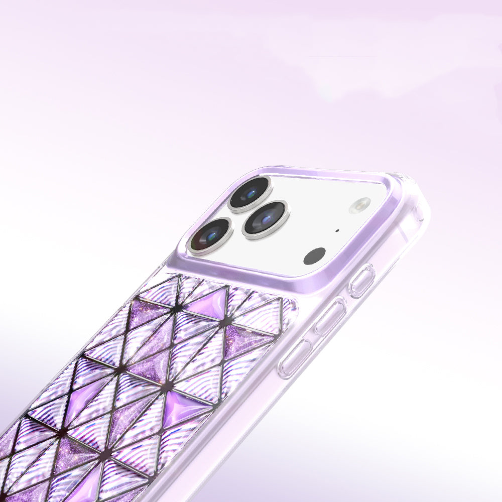 Apple iPhone 18 Pro Kılıf 3D Buz Blok Desenli Zore Paris Kairo TPU Kapak
