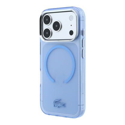 Apple iPhone 18 Pro Kılıf Lacoste Orjinal Lisanslı M-safe C-Magnet İkonik Timsah Logolu IML Frosted Kapak