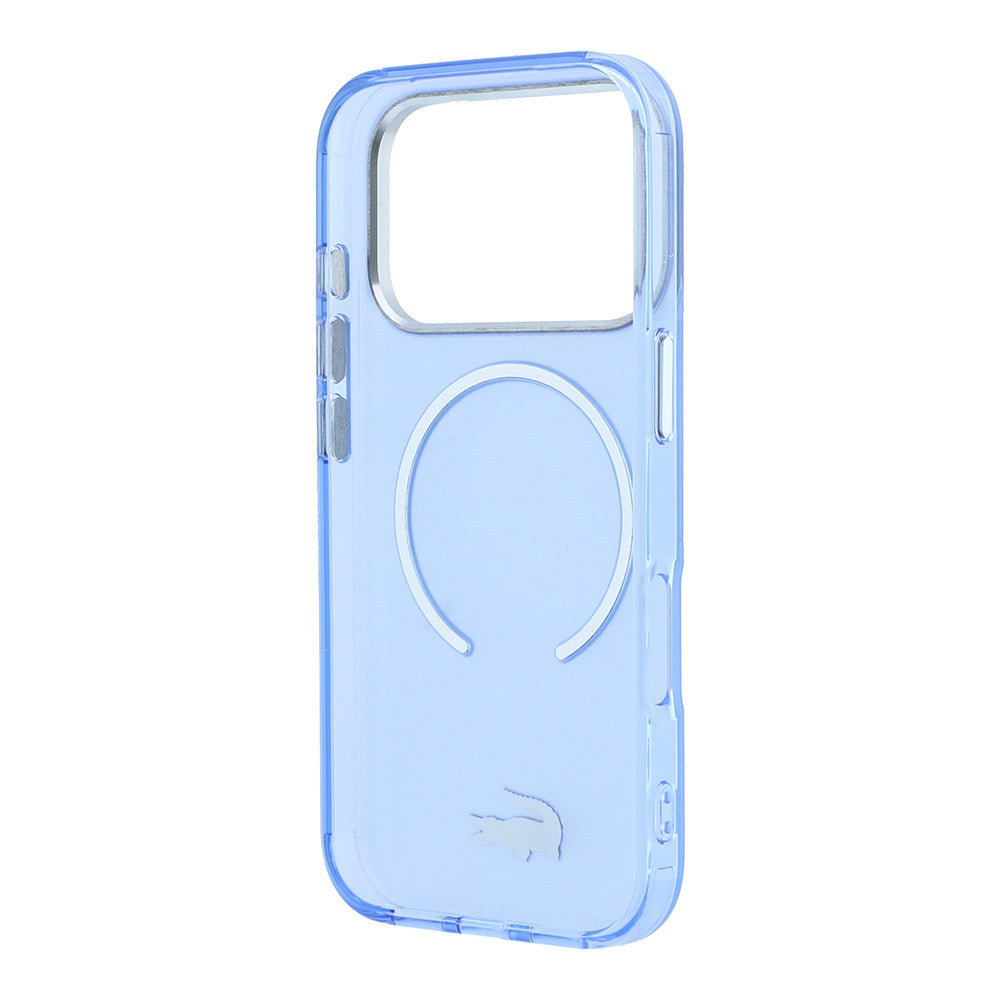 Apple iPhone 18 Pro Kılıf Lacoste Orjinal Lisanslı M-safe C-Magnet İkonik Timsah Logolu IML Frosted Kapak