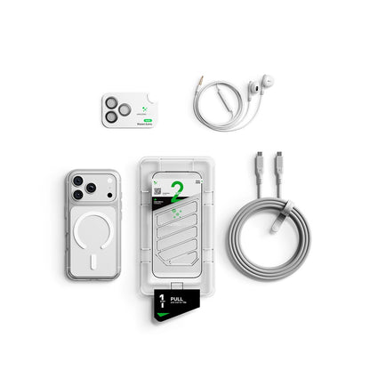 Apple iPhone 18 Pro Kılıf M-safe Özellikli Amazingthing Minimal Serisi 5in1 Aksesuar Seti